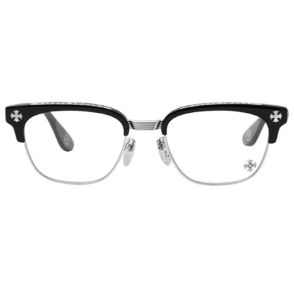 Black And Silver Glasses​ Chrome Heart