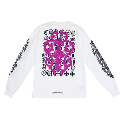 CH Eye Chart Pink Dagger T Shirt Long Sleeve