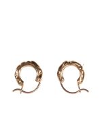 Chrome Heart Earrings Gold Hoop