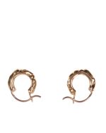 Chrome Heart Earrings Gold Hoop