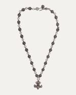 Chrome Heart Fleur Pendant Necklace Ball
