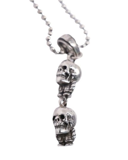 Chrome Heart Foti Double Delphino w Necklace Pendant