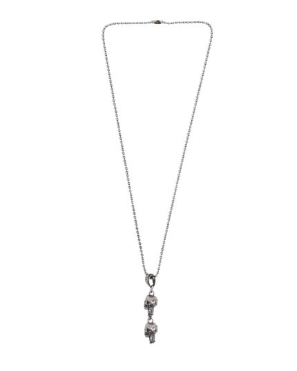 Chrome Heart Foti Double Delphino w Necklace Pendant