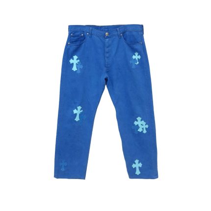  Chrome Heart Jeans​ Blue