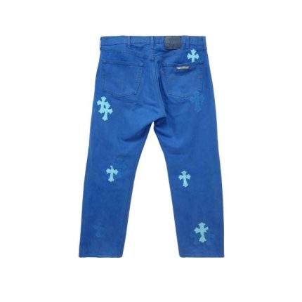  Chrome Heart Jeans​ Blue
