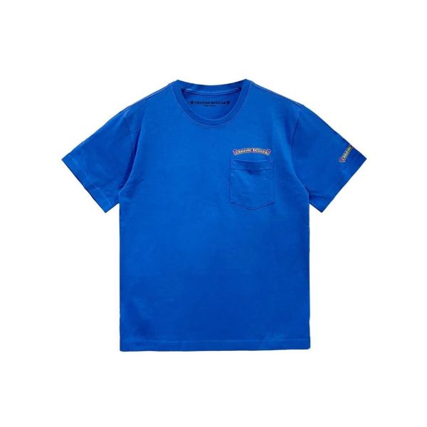 Chrome Heart Shirt Blue (2) Chrome Heart Shirt Blue