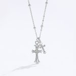 Chrome Hearts Double Necklace Cross