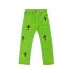 Chrome Hearts Green​ Jeans