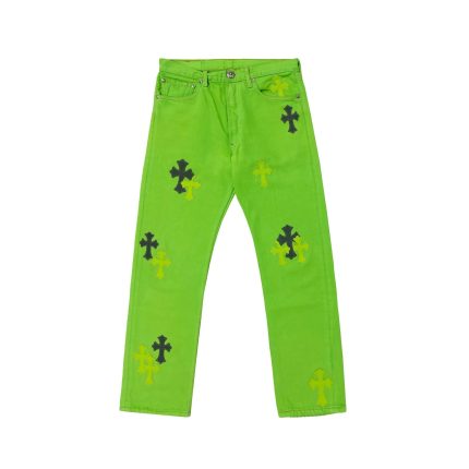 Chrome Hearts Green​ Jeans
