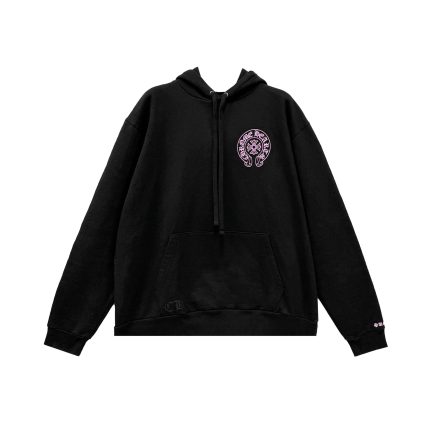 Chrome Hearts Hoodie Black Pink Sword