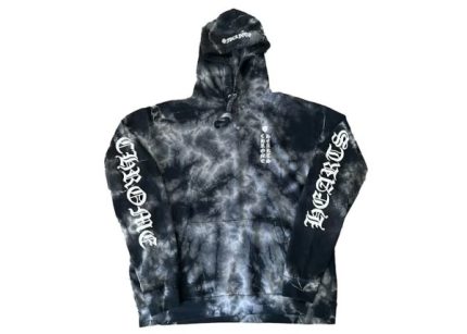 Chrome Hearts Horseshoe Hoodie Tie Dye Black
