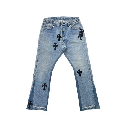 Chrome Hearts Jeans With Crosses