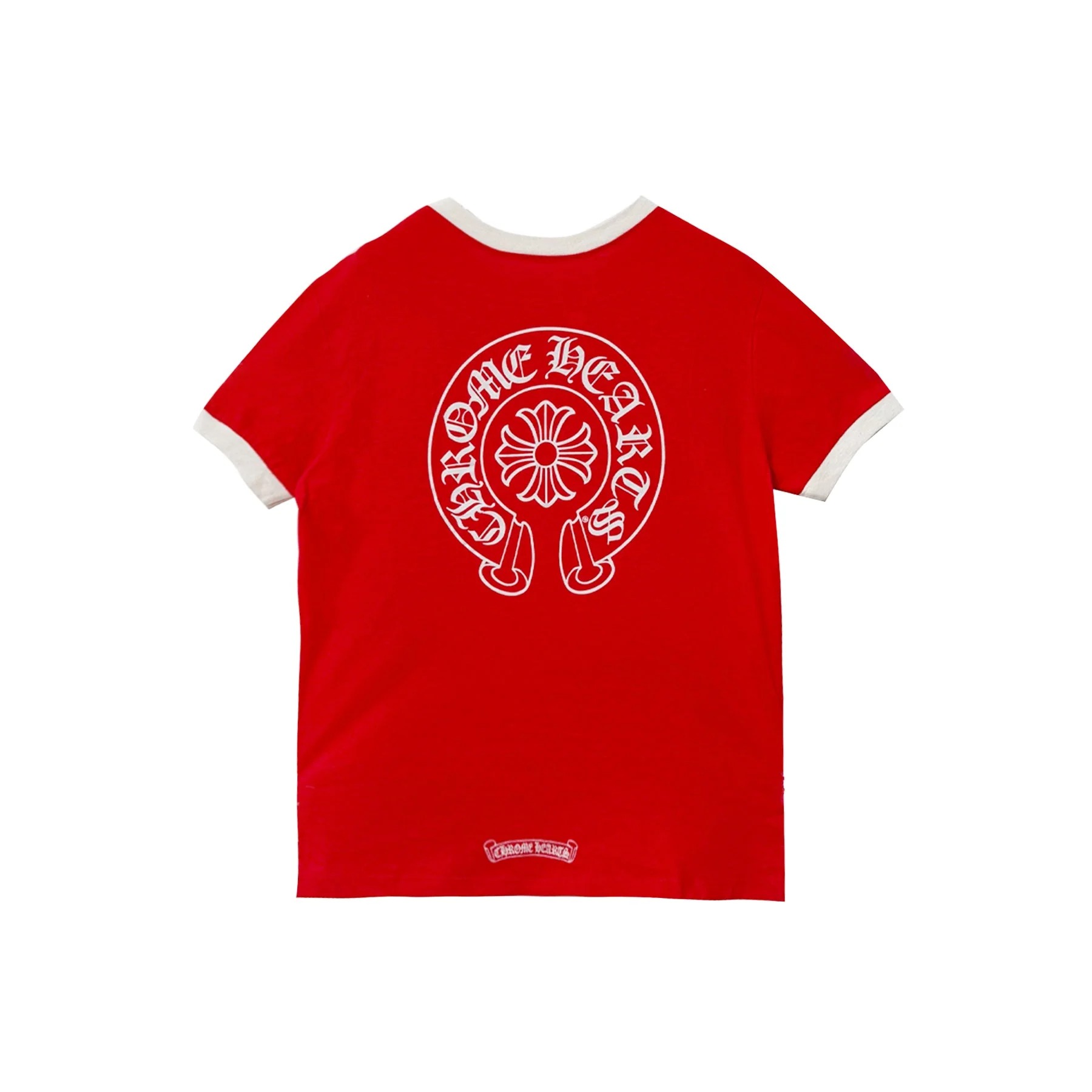 Chrome Hearts Matty Boy Lust Short T-shirt Sleeve Chrome Hearts Men’s Shirt Red And White