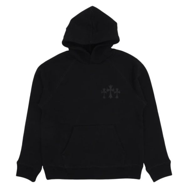 Chrome Hearts Multiple Cross Patch Hoodie Black Chrome Hearts Multiple Cross Patch Hoodie Black