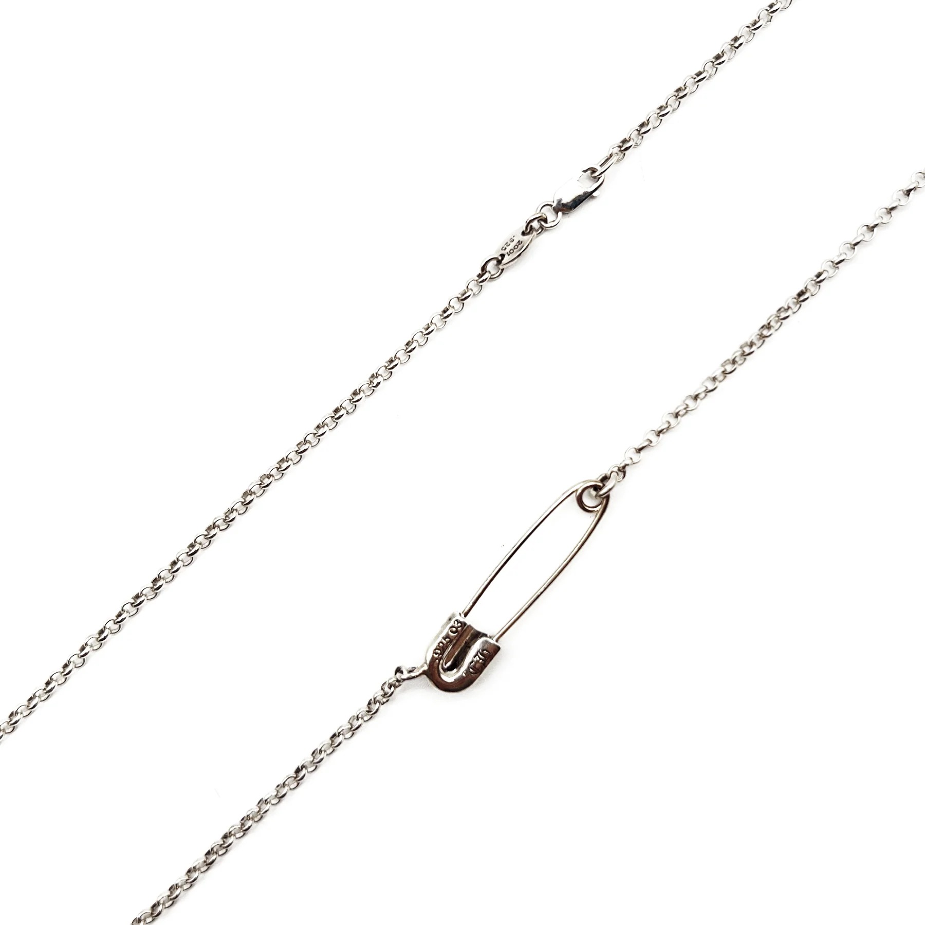 Chrome Hearts Necklace Safety Pin (2) Chrome Hearts Necklace Safety Pin
