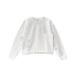 Chrome Hearts White Patent Leather Sweatshirt