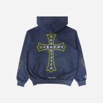 Chrome Hearts X Drake Certified Chrome Hoodie Hand Dyed