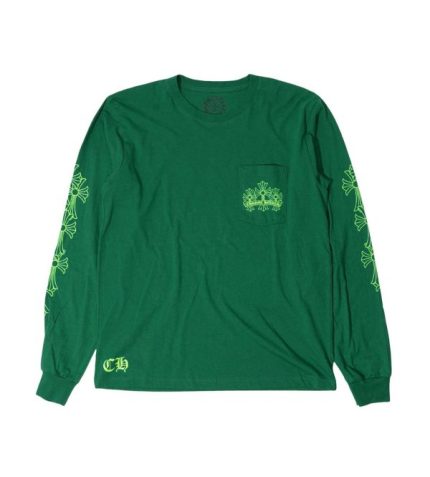 Green Chrome Shirt Hearts