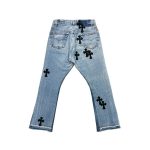 Chrome Hearts Jeans With Crosses