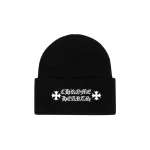 Black Chrome Hearts Beanie