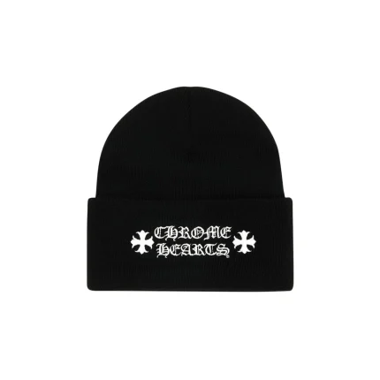 Black Chrome Hearts Beanie