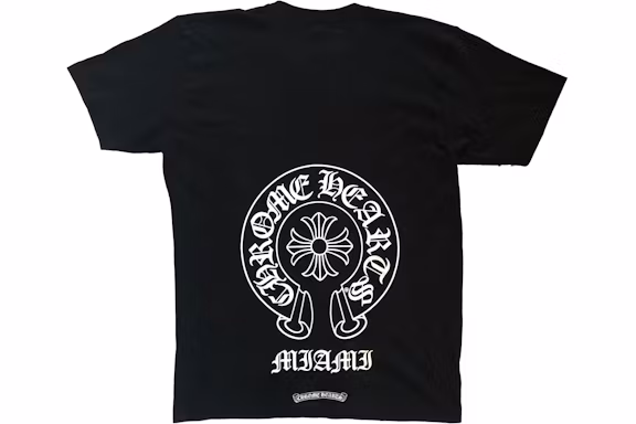 Chrome Hearts Miami Exclusive Black T-shirt Chrome Hearts Miami Exclusive Black T-shirt